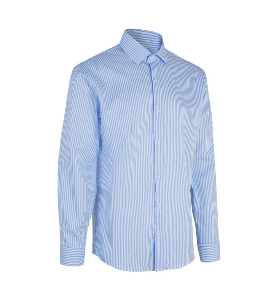 Seven Seas Skjorter s90-lyseblå_S - Bygholm Menswear